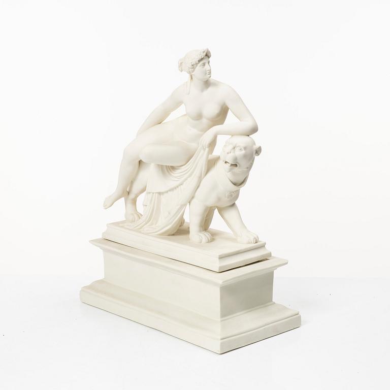 Johann Heinrich von Dannecker, after, 'Ariadne on the Panther,' Gustafsberg, late 18th Century.