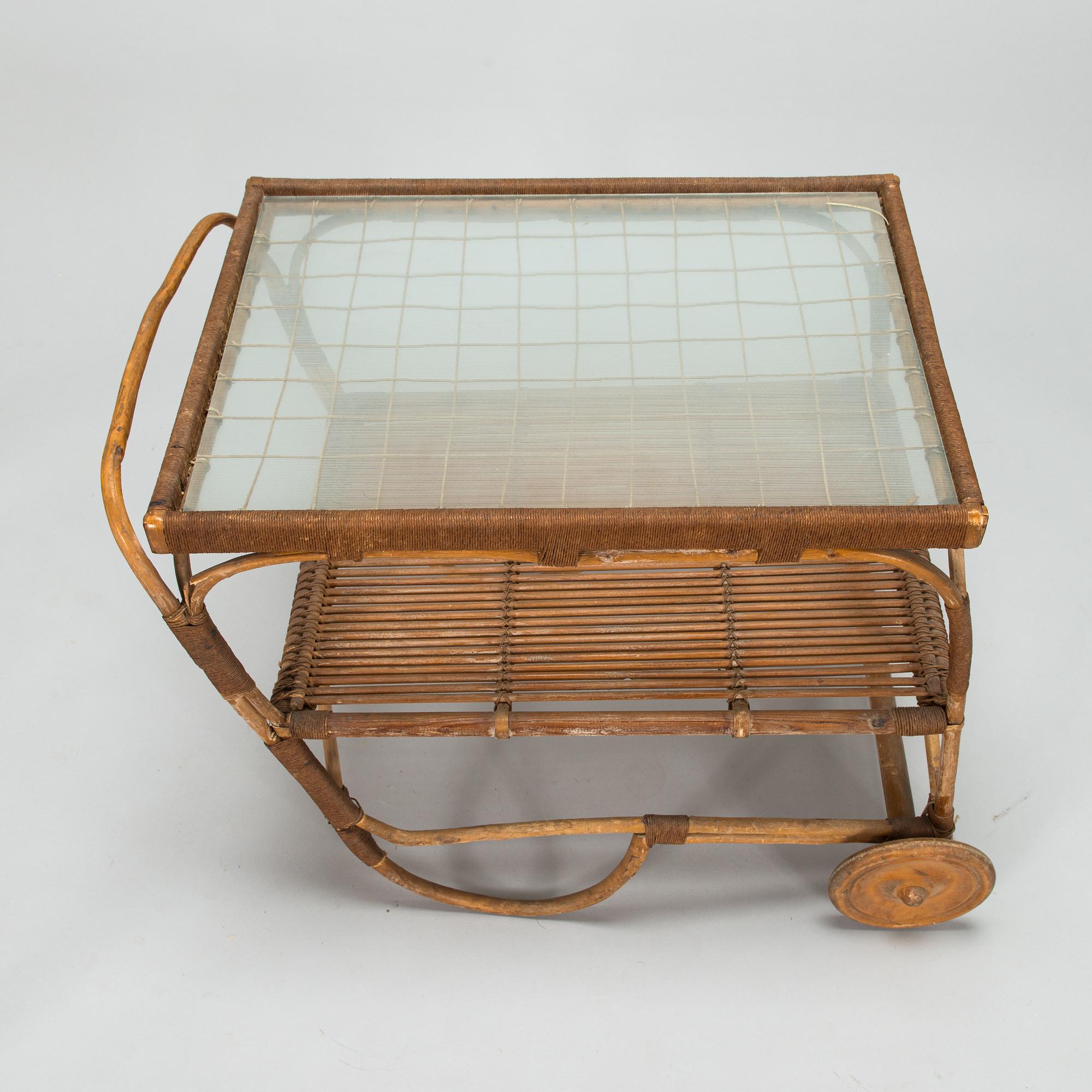 Serveringsvagn, 1900-talets mitt.