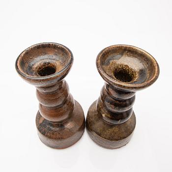 Ulla & Gustav Kraitz, Candle holders, a pair.