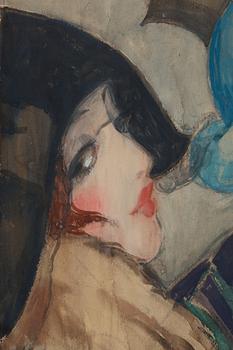 Gerda Wegener, Three women under an umbrella.