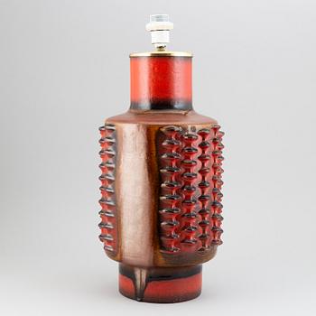 An earthenware table light, Carstens Keramik, Germany, 1960's.