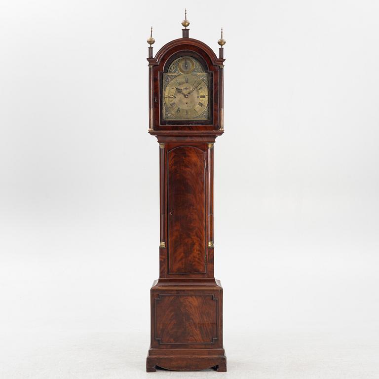 A longcase clock, Joseph Lums, Chelmsford, mid 18th Century.