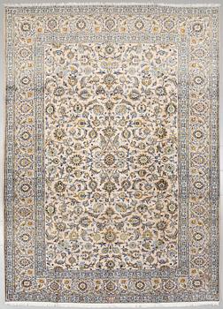 A Keshan, rug, signed, 369 x 263 cm.