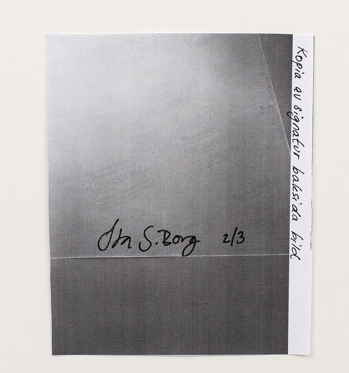 IDA BORG, C-print signerad och numrerad 2/3  a tergo.