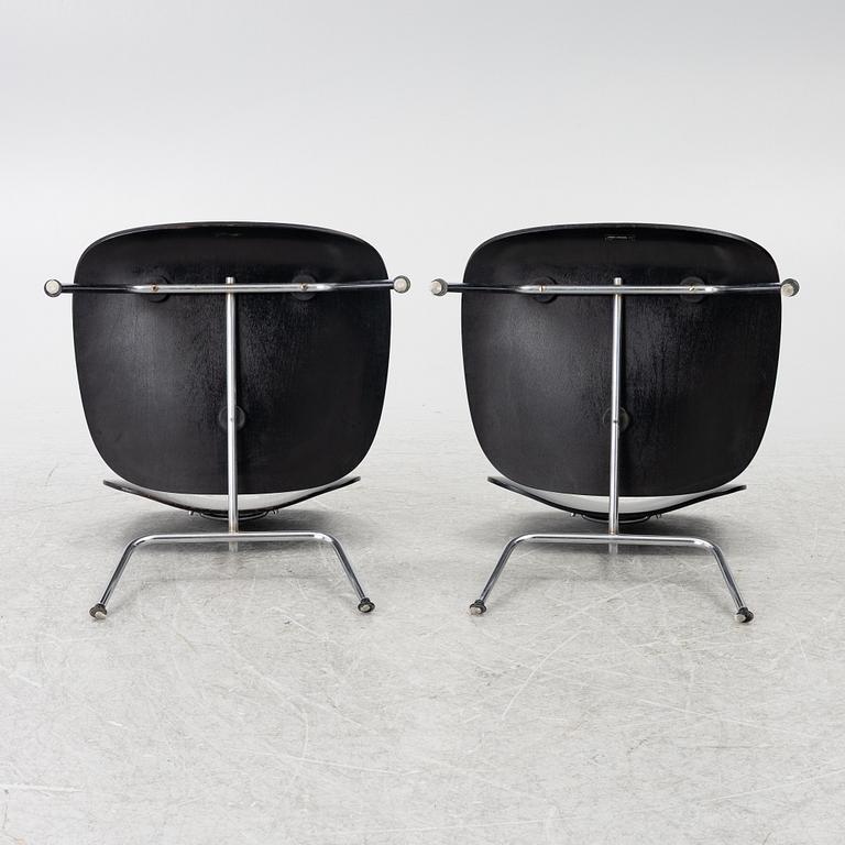 Charles & Ray Eames, fåtöljer, ett par, "LCM", Herman Miller.