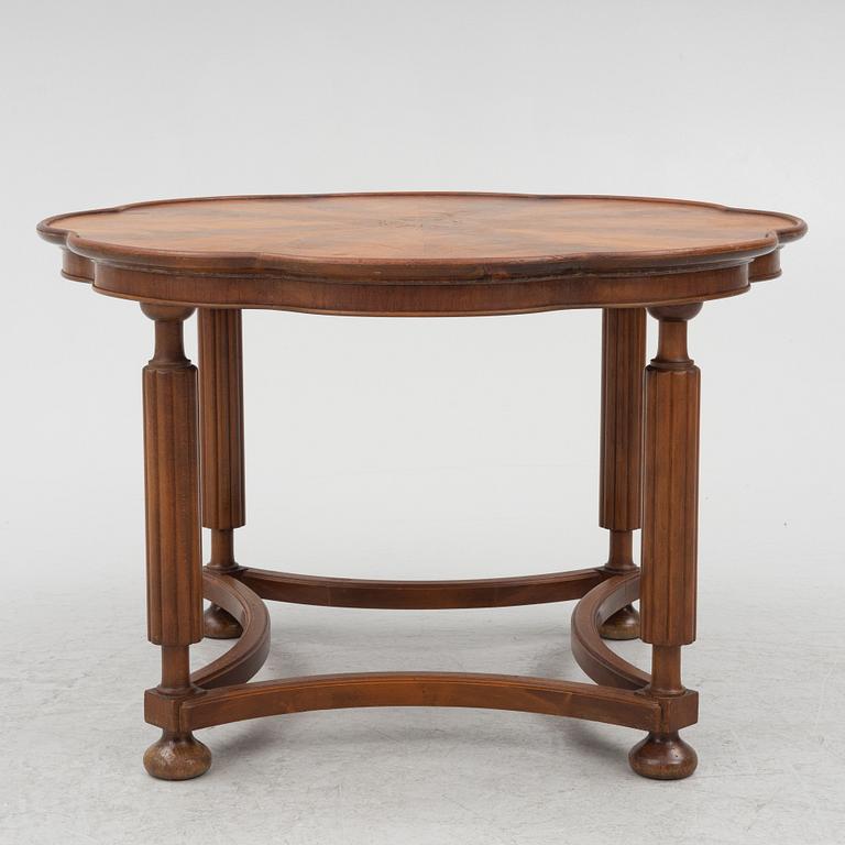 A Swedish Grace coffee table, Förenades Möbler, AB Förenade Möbelfabrikerna, Linköping, 1930s.