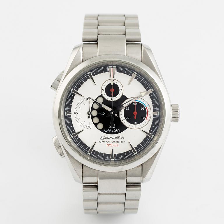 Omega, Seamaster, Aqua Terra, NZL‑32 Chrono, wristwatch, 42,2 mm.