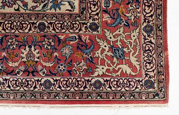 A semi-antique Isfahan carpet, central Iran, c. 325 x 210 cm.