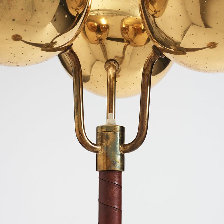 Carl-Axel Acking, a rare model "2645" floor lamp, Bröderna Malmströms metallvarufabrik, Sweden 1940s-50s.