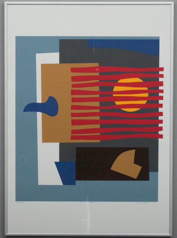 PAULI PARTANEN, serigrafi, signerad och daterad -01, numrerad EA 3/10.