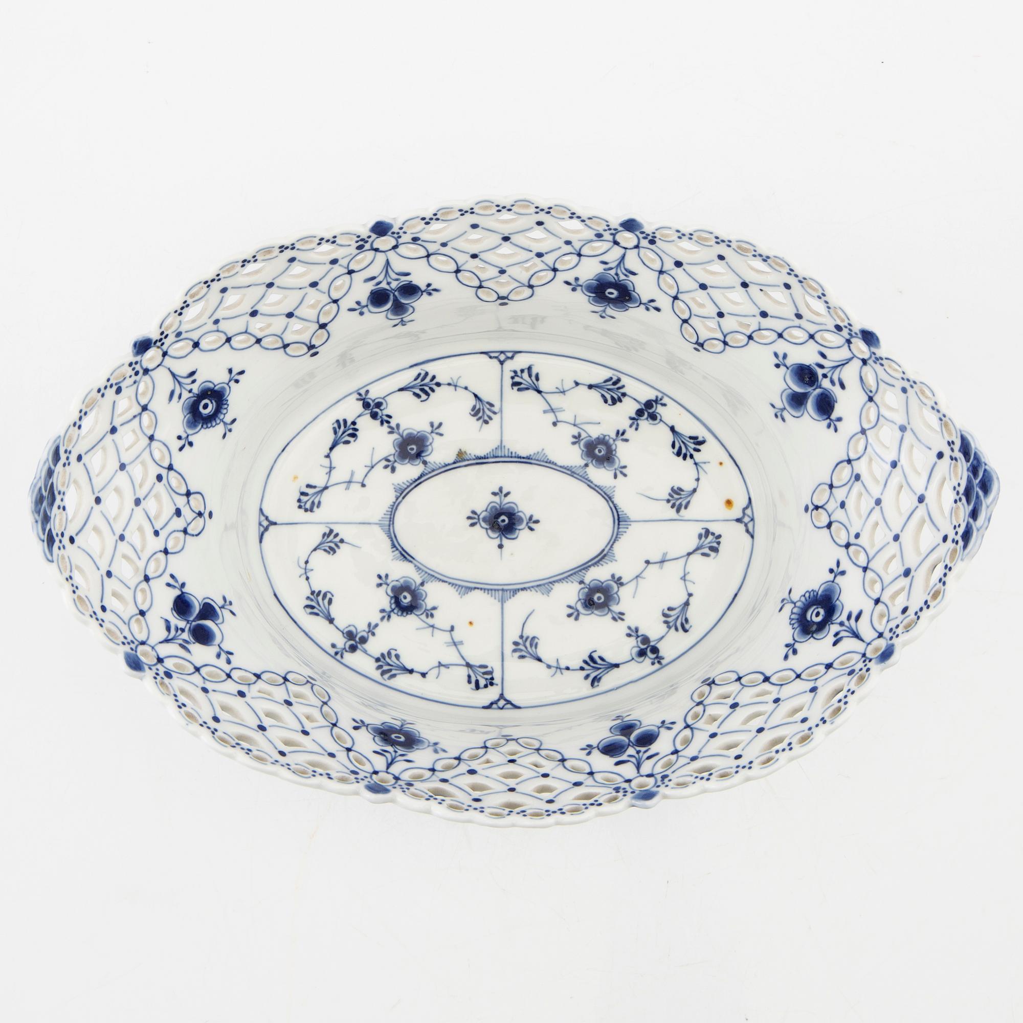 Gallerskål "Musselmalet helblonde" Royal Copenhagen Danmark  porslin.