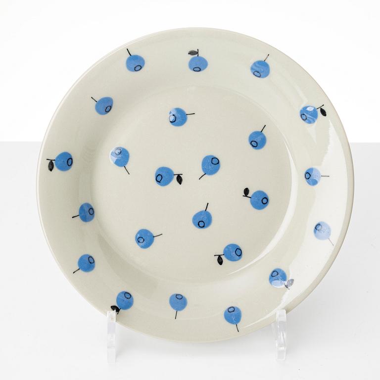 Marianne Westman, teservis, 12 st, ”Blåbär”, Rörstrand.