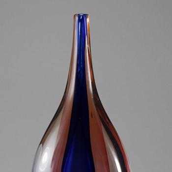 VAS, glas, Micke Johansson, unik, signerad, 2009.