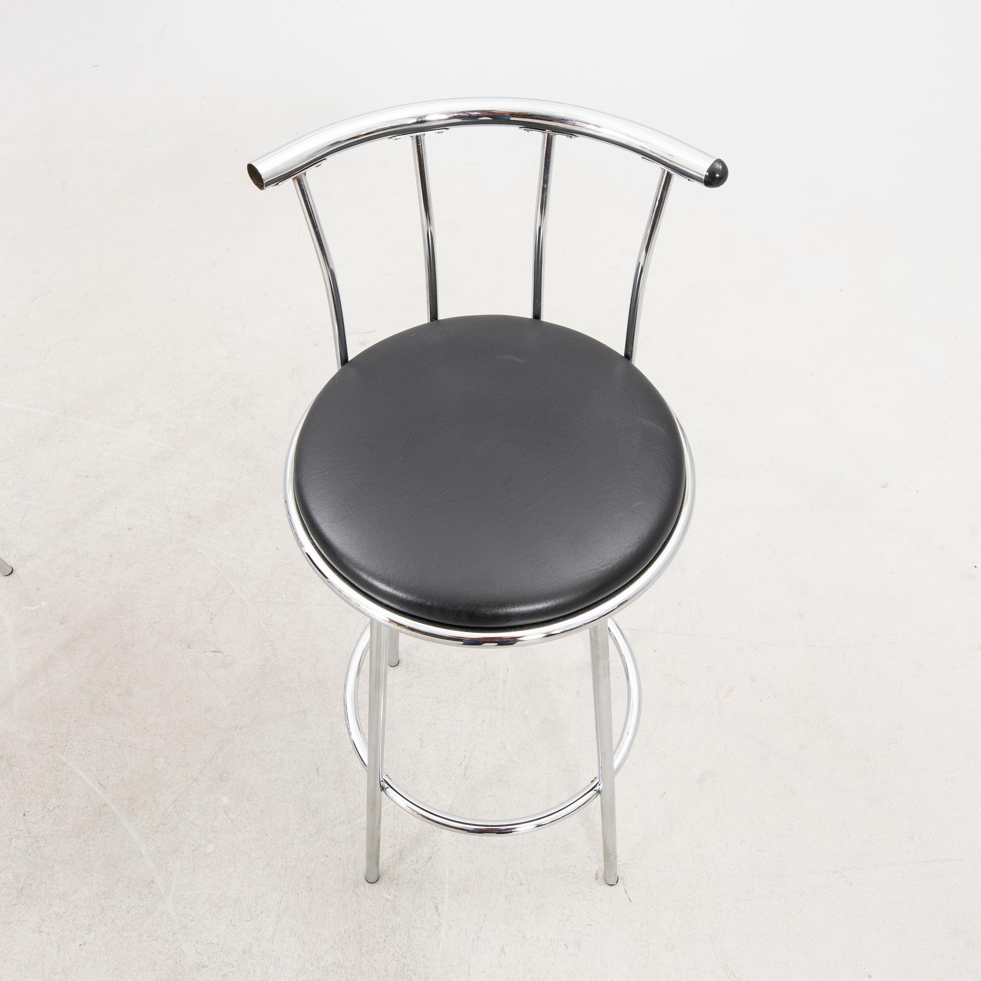 Barstolar 4 + 1 st Johansson design sent 1900-tal.
