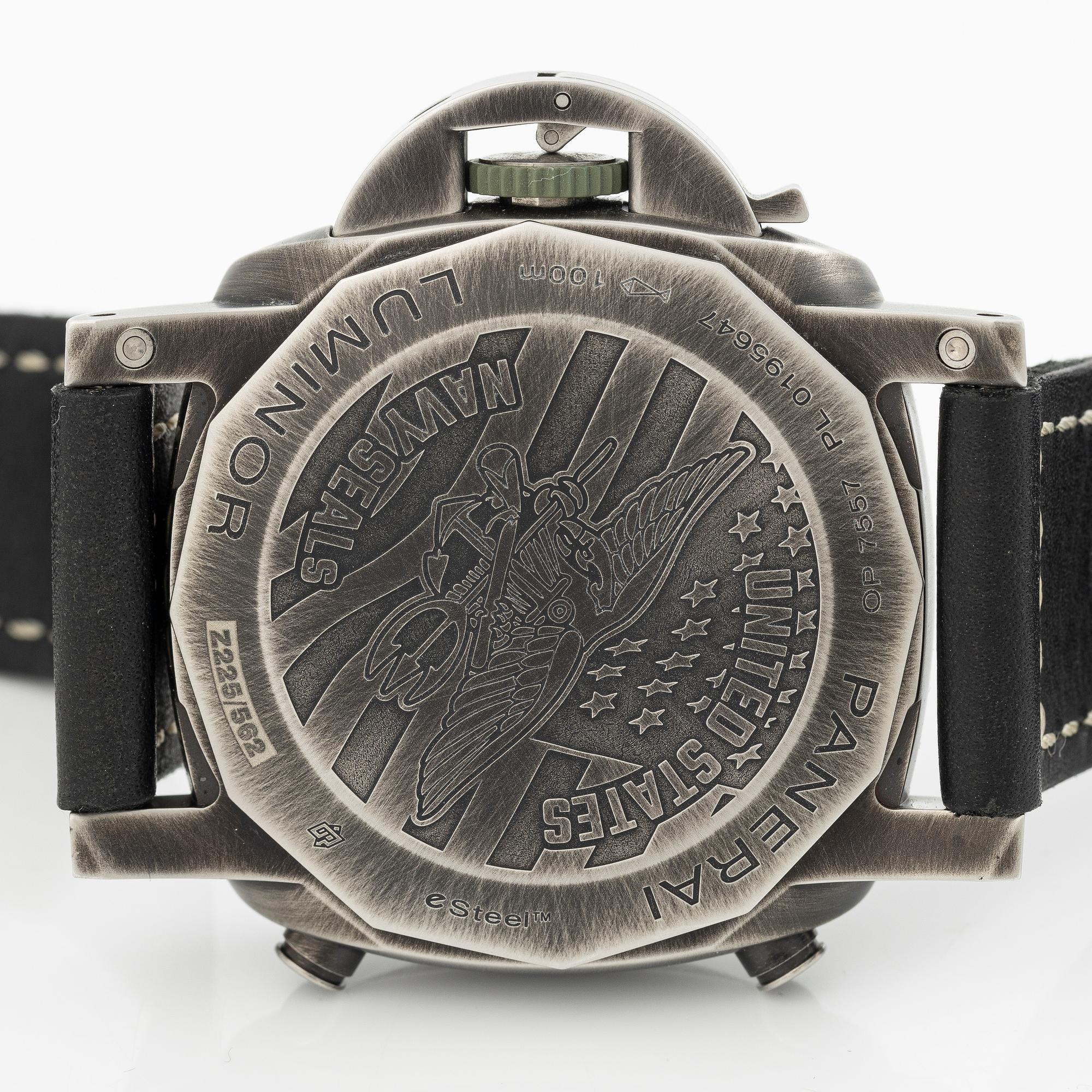 Panerai, Luminor Chrono, Navy SEALs, chronograph, wristwatch, 44 mm.