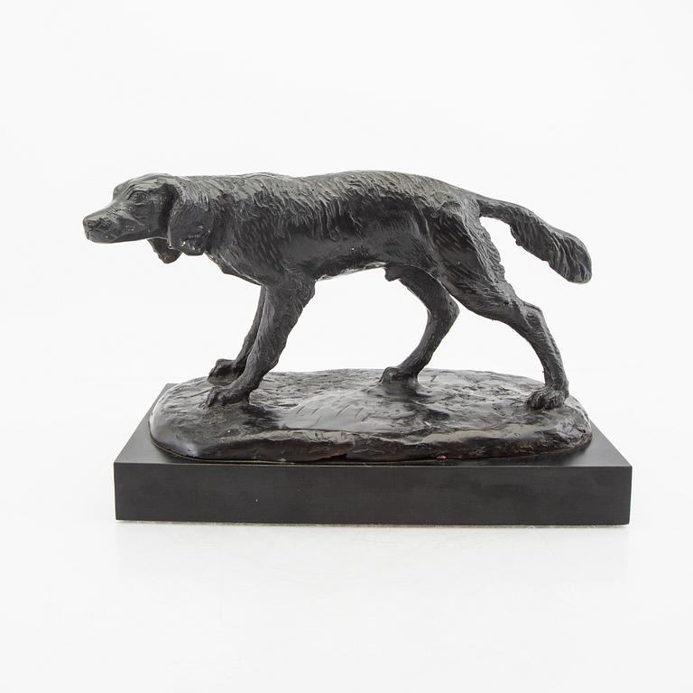 Okänd konstnär 1900-tal ,  skulptur metall bär signering.