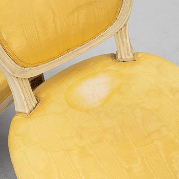 Chairs, 4 pcs, Gustavian style, around 1900.