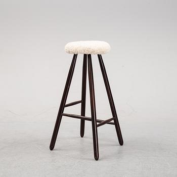 A set of three bar stools, second half of the 20th century.