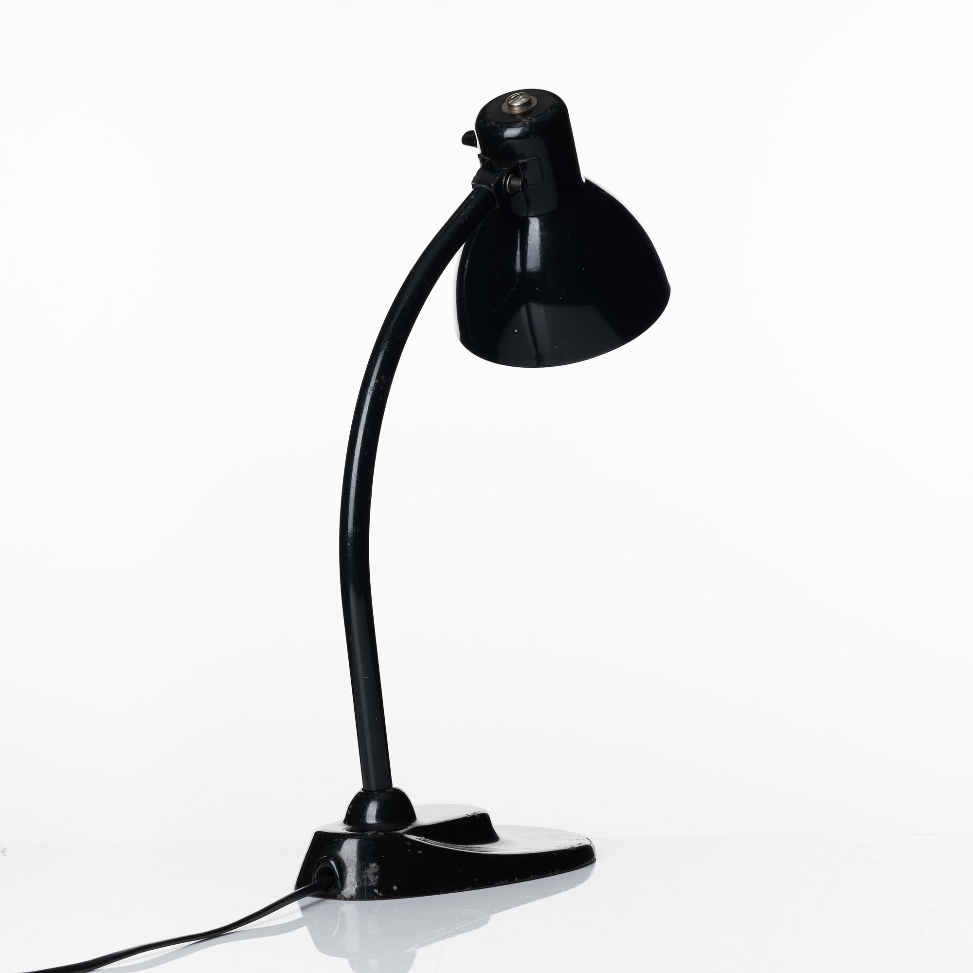 och Hin Bredendieck, skrivbordslampa, Kandem, Tyskland, modell 756, efter 1927.