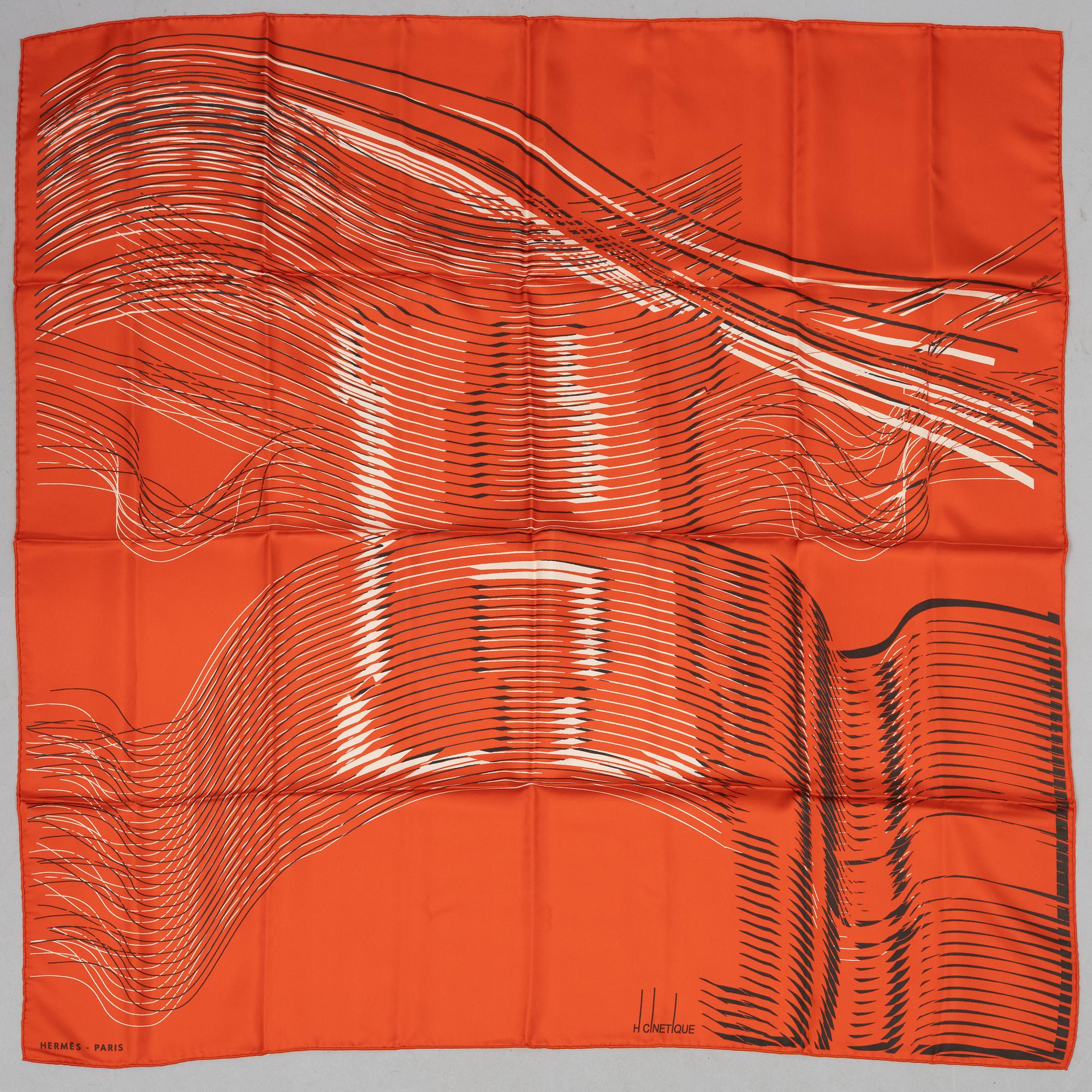 Hermès, scarf, "H Cinetique".