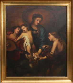 OKÄND KONSTNÄR, olja på duk, 1900-talets första hälft.