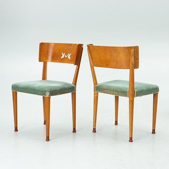 Chairs, 6 pcs, Swedish Grace, 1920s.