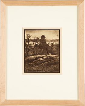Henry B. Goodwin,  4 st fotografier ur boken Vårt vackra Stockholm, signerade på negativet.