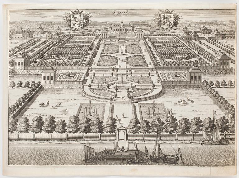 KOPPARSTICK, 30 st, 1700-tal, mestadels ur Suecia Antiqua.