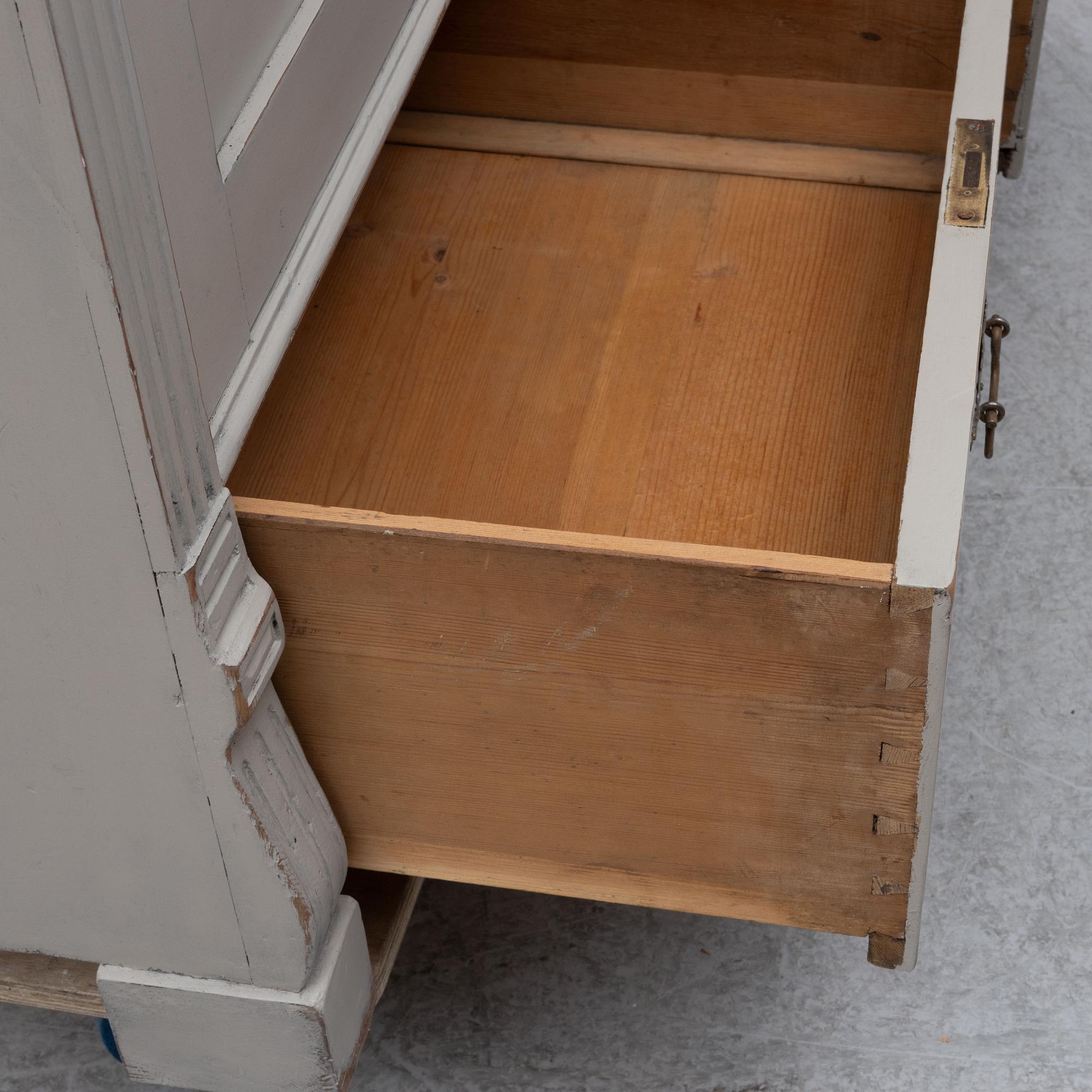 Wardrobe, late 19th century.