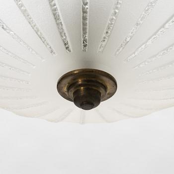 A Swedish Modern ceiling light, mid 20th Century.