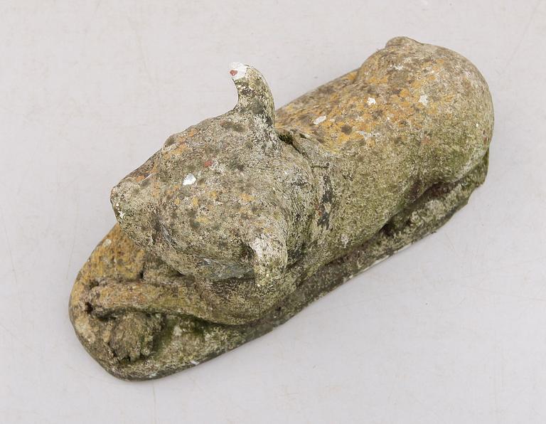 TRÄDGÅRDSSKULPTUR, gjutmassa, 1900-/2000-tal.