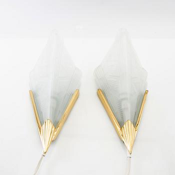 Wall lamps a pair Art Deco style IKEA.