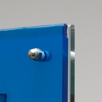 KEITH HARING & TOSHIYUKI KITA, a glass table lamp for Kreon, 1988.