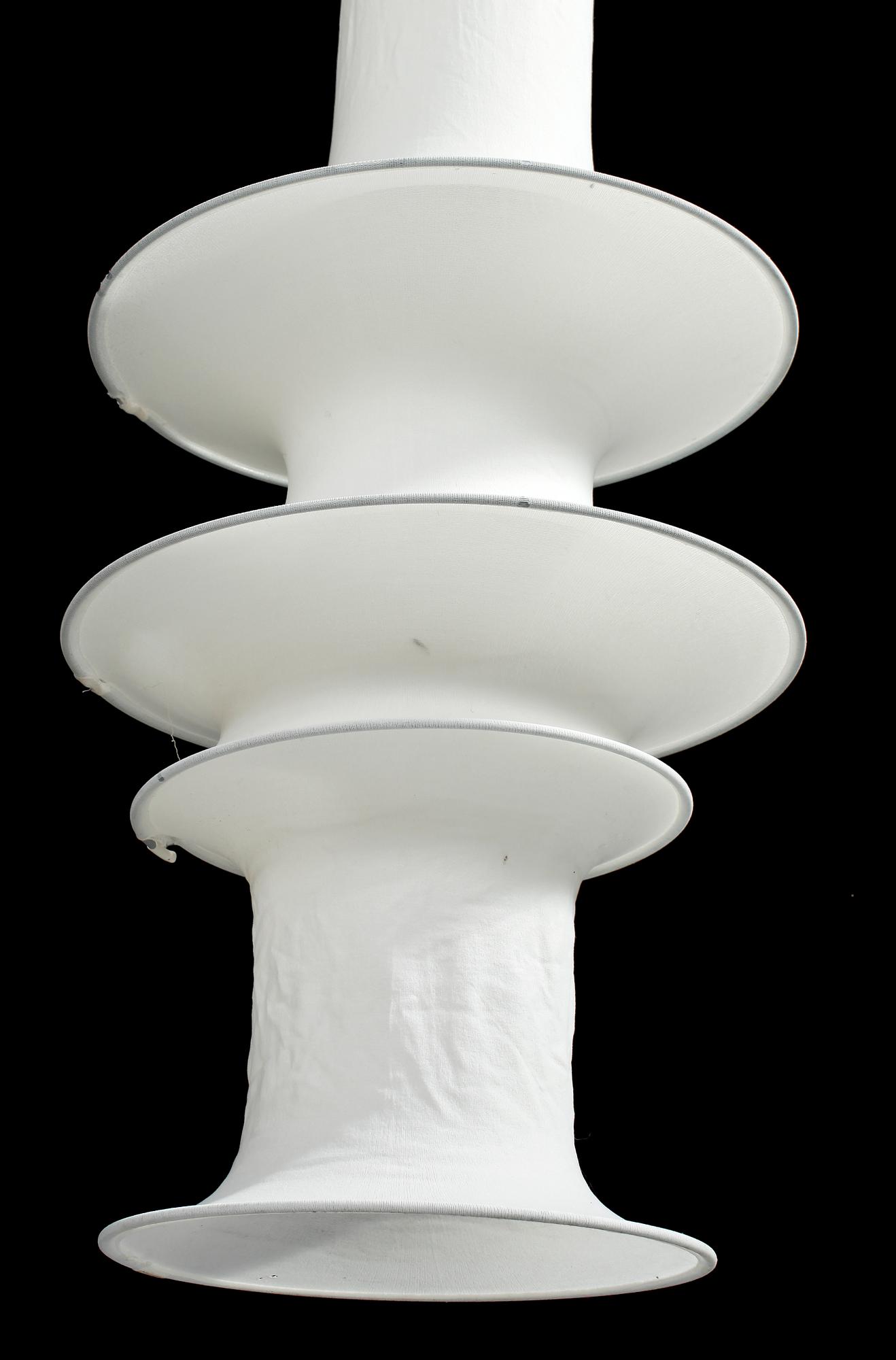 TAKLAMPA, "Falkland", Bruno Munari, Danese, Milano, Italien, Omkring 2000. Höjd ca 146 cm.