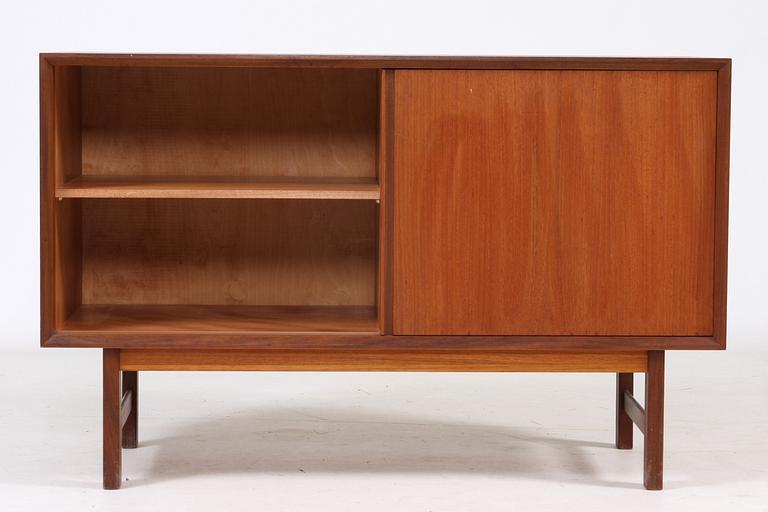 BOKHYLLA, samt SIDEBOARD, 1950/1960-tal.