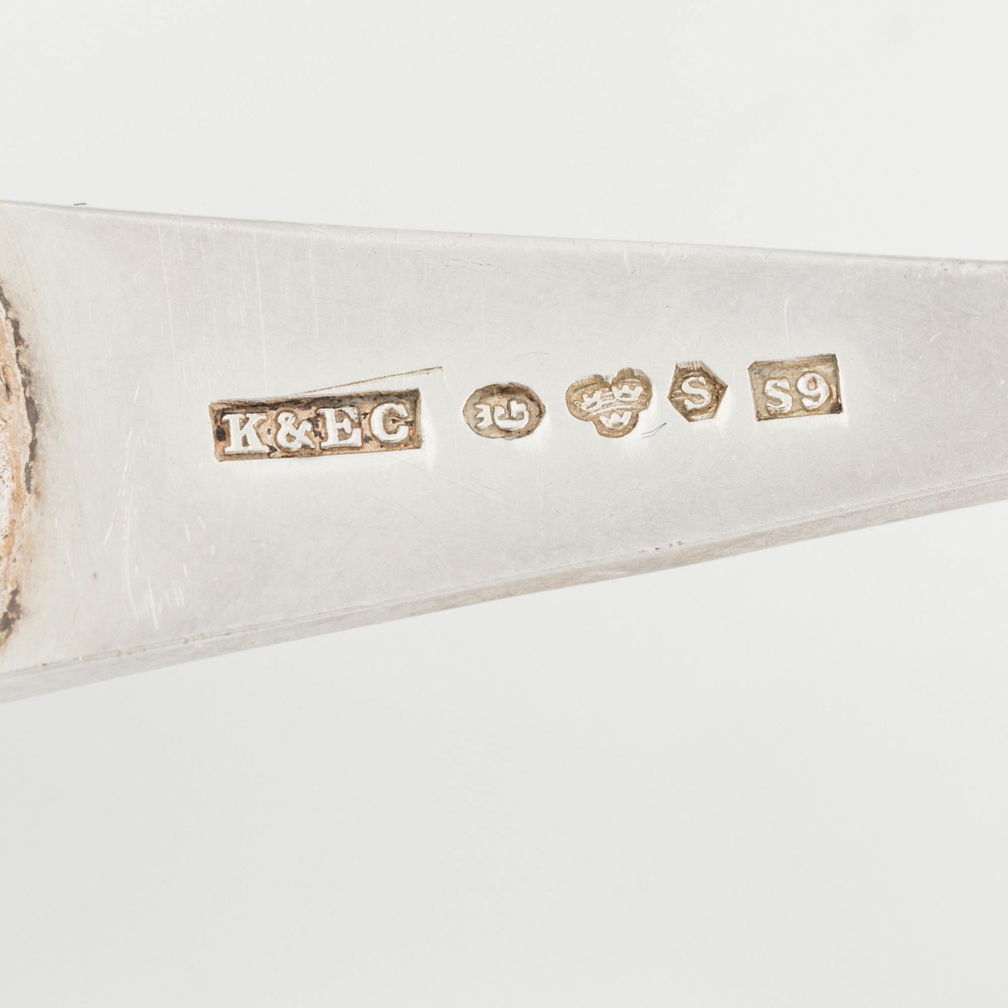 Necklace with pendant, silver and white stone, Ceson, Gothenburg 1968 and 1969.