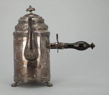 KANNA, silver, Olof Hellbom, Stockholm 1806. Tot. vikt ca 673,7 gr.