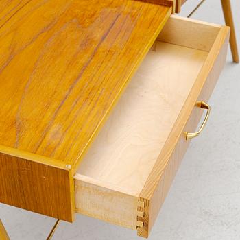 Nightstands, a pair, 1950s.