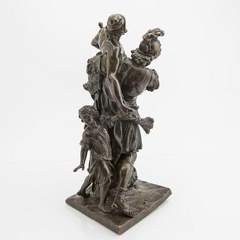 Pierre Lepautre Efter, Aeneas räddar Anchises ur det brinnande Troja.