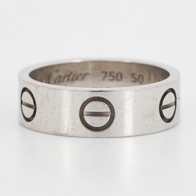 CARTIER, "Love" ring.