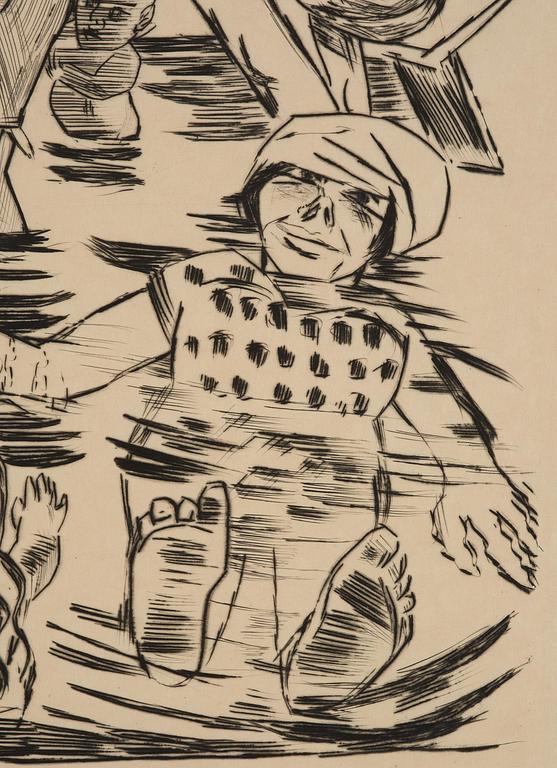 Max Beckmann, "Frauenbad“.