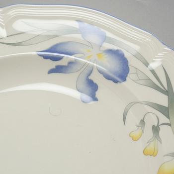 SERVISDELAR, porslin, 40 st, "Riviera", Villeroy & Boch, 1900-talets slut.