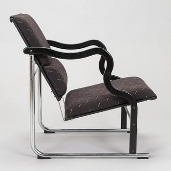 Yrjö Kukkapuro, A 1980s 'Experiment' open armchair for Avarte, Finland.