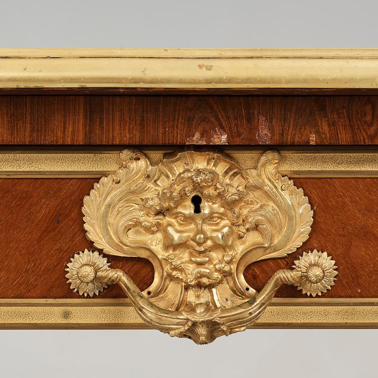 A Régence style, Ormolu - Mounted Bureau Plat, around year 1900.