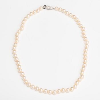 Helminauha, viljellyt helmet, metallilukko.