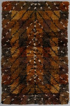 MATTA, rya, Sverige, 1900-talets andra hälft, 198 x 134 cm.