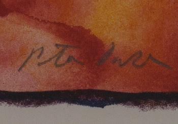 PETER DAHL, a lithograph in color, numbered EA. 25/40 and signed.