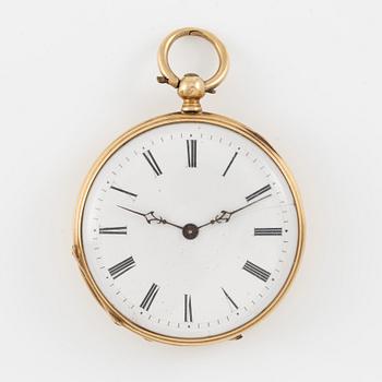 Fickur, 18K guld, 37 mm.