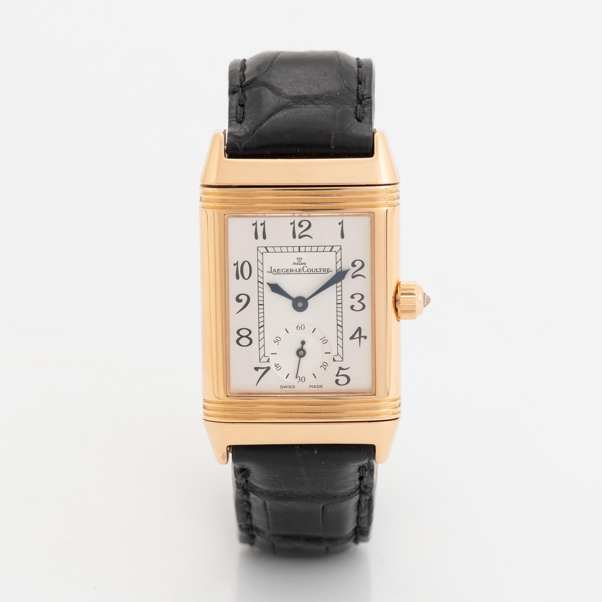 Jaeger-LeCoultre, Reverso, Duetto Classique, wristwatch, 23 x 33 (38,7) mm.