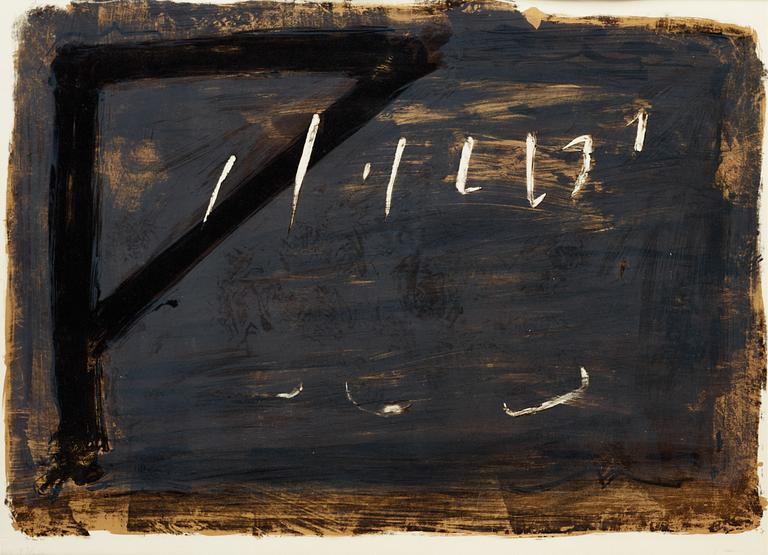 Antoni Tàpies, Untitled, from: "Album St. Gallen".